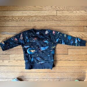 Hanna Andersson Space Sweatshirt - Size 4